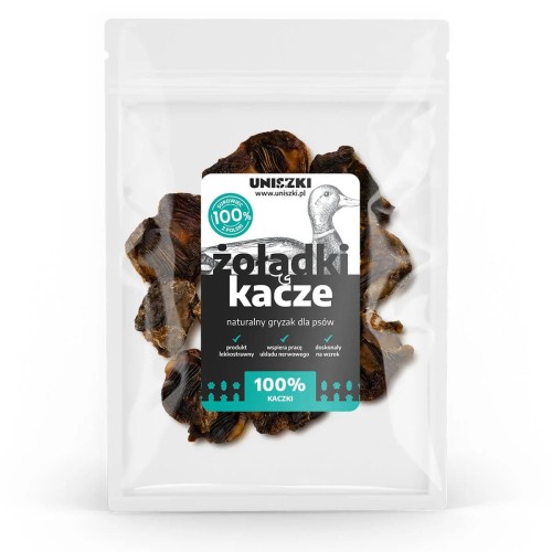 UNISZKI Żołądki kacze 150g Przysmaki dla psa