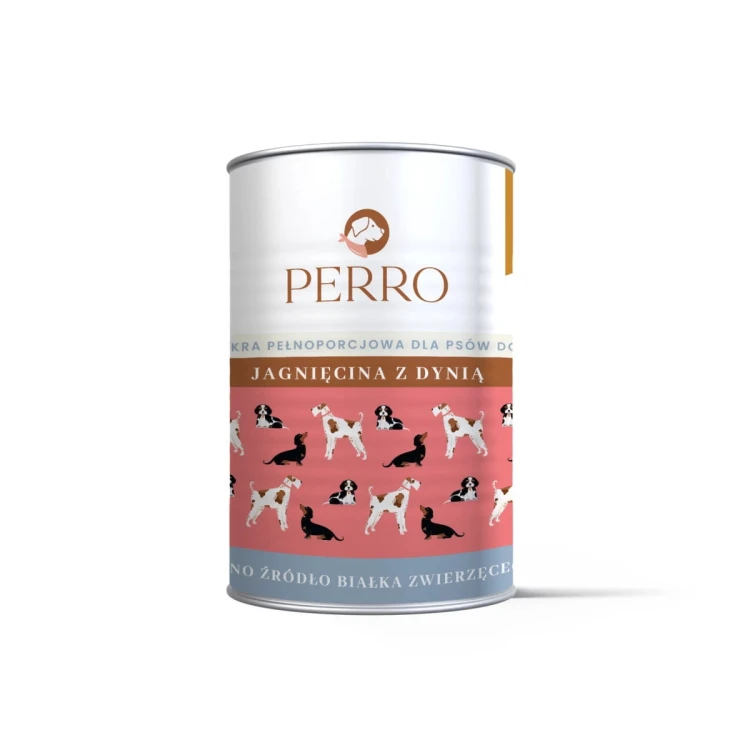 PERRO Jagnięcina z dynią karma mokra dla psa  400g
