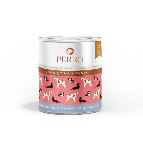 PERRO Jagnięcina z dynią karma mokra dla psa 800g