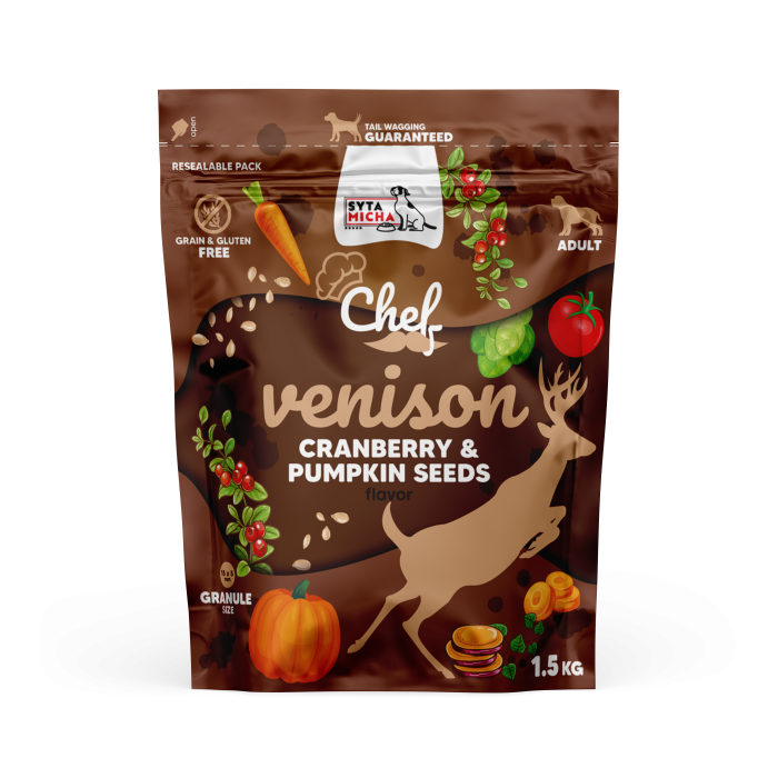 Syta Micha Karma sucha CHEF Dziczyzna 1,5kg