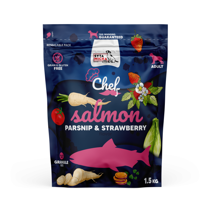 Syta Micha Karma sucha CHEF Łosoś 1,5kg