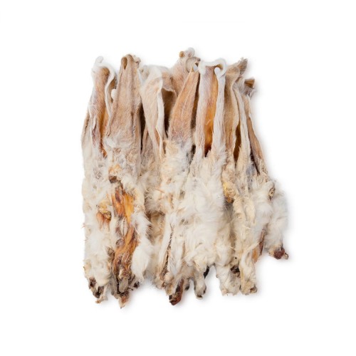 UNISZKI Ucho królicze z futrem 2 szt. Przysmaki dla psa