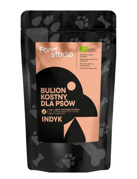 Food Studio Chefs BULION KOSTNY dla psów INDYK 230ml