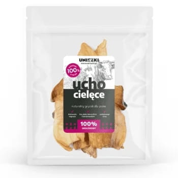 UNISZKI Ucho cielęce 5 szt. Przysmaki dla psa