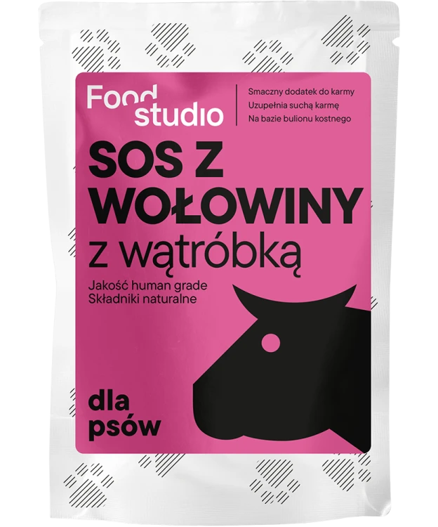 Food Studio Chefs SOS dla psów z WOŁOWINY z wątróbką 100ml