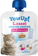 YOW UP! L.Casei Immune System PROBIOTYKI Jogurt dla KOTA z indykiem 85g