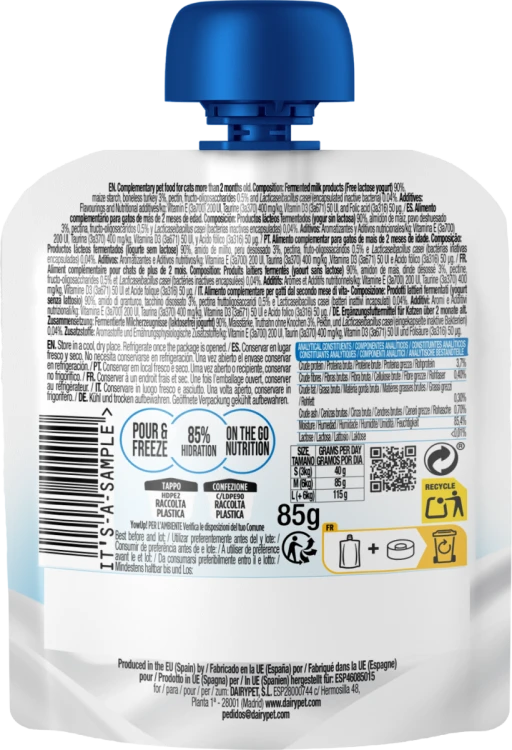 YOW UP! L.Casei Immune System PROBIOTYKI Jogurt dla KOTA z indykiem 85g