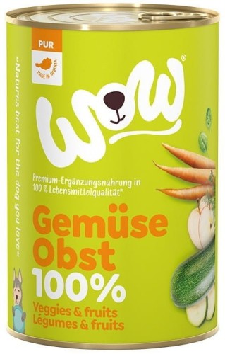 WOW Gemüse Obst - warzywa i owoce karma warzywna dla psa