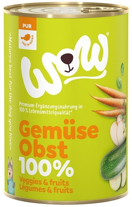 WOW Gemüse Obst - warzywa i owoce karma warzywna dla psa