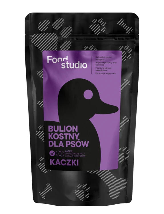 Food Studio Chefs BULION KOSTNY dla psów KACZKA 230ml