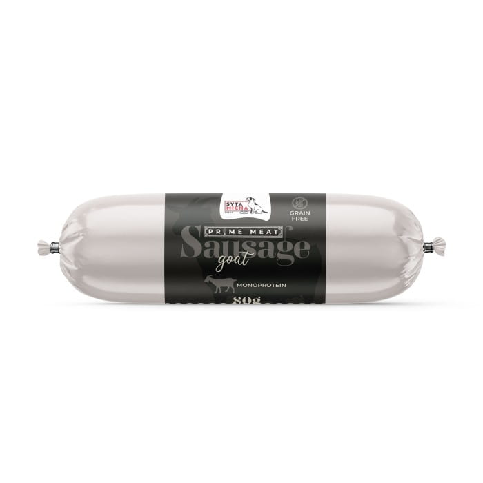 Syta Micha Prime Meat Sausage Koza 80g Przysmak dla psa