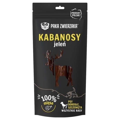 Paka Zwierzaka Kabanosy z jelenia 3 szt.