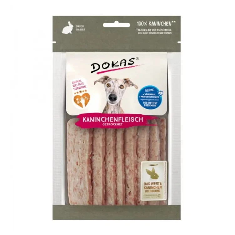 DOKAS paski królik 70g Przysmaki dla psa