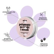 AUNA PSIAMAŚĆ naturalna ochronna maść na poparzone lub podrażnione od mrozu łapki i suchy nosek 30 ml