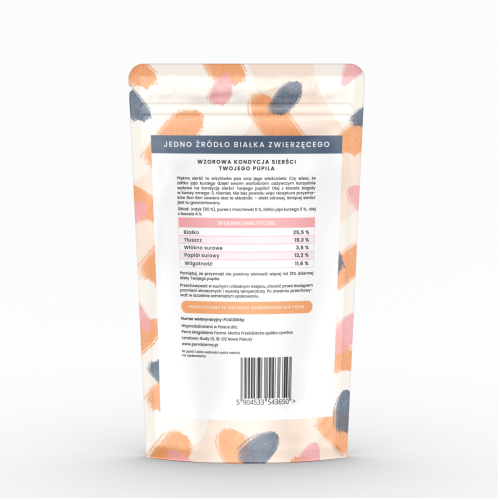 PERRO BON BON Indyk – piękna sierść Przysmaki z dodatkiem funkcyjnym 80g Przysmaki dla psa