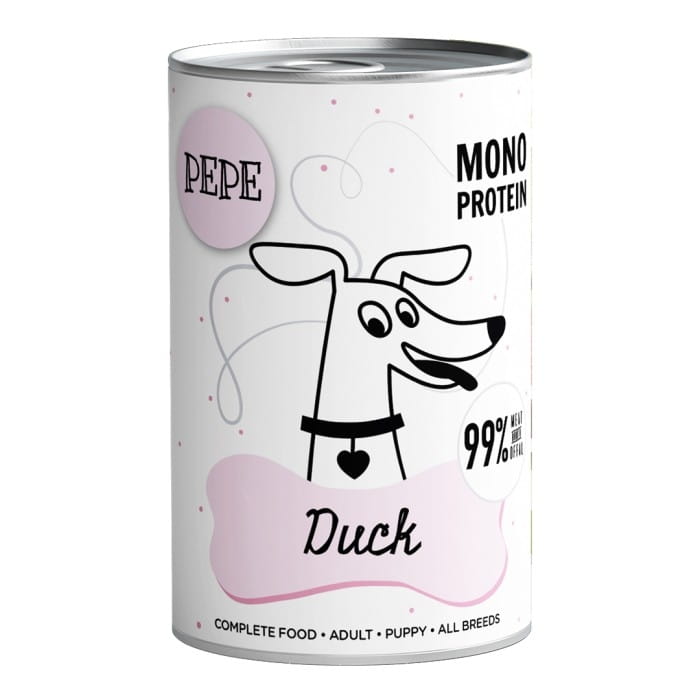 Paka Zwierzaka Karma mokra PEPE DUCK Kaczka 400g