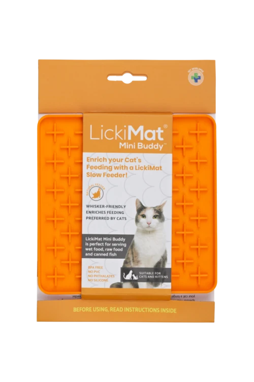 EDYCJA LIMITOWANA! Mata LickiMat® MINI Buddy™ pomarańczowa