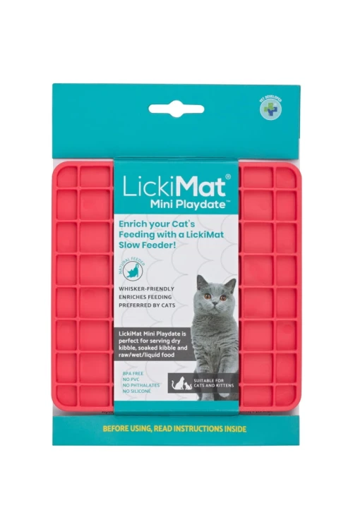EDYCJA LIMITOWANA! Mata LickiMat® MINI Playdate™ różowa