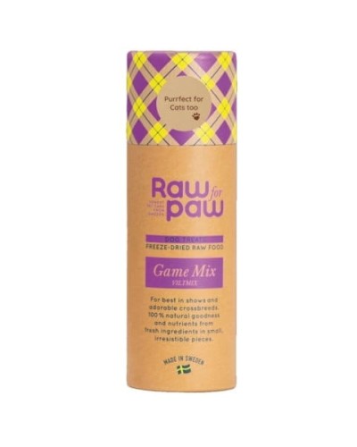RAW for PAW WILD Game Mix - dziczyzna liofilizowane 45g