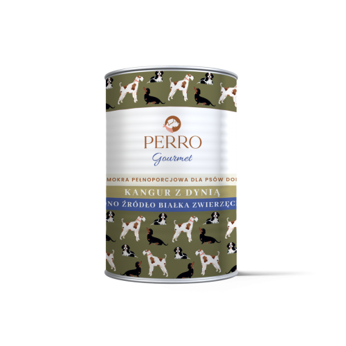 PERRO Gourmet Kangur z dynią karma mokra dla psów dorosłych 400g