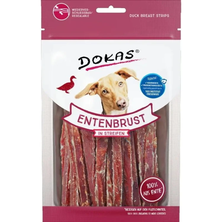 DOKAS Filet z kaczki 70g Przysmaki dla psa
