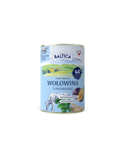 BALTICA Karma mokra Wołowina z pietruszką 400g