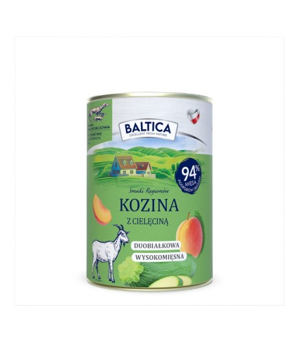 BALTICA Karma mokra Kozina z cielęcina 400g