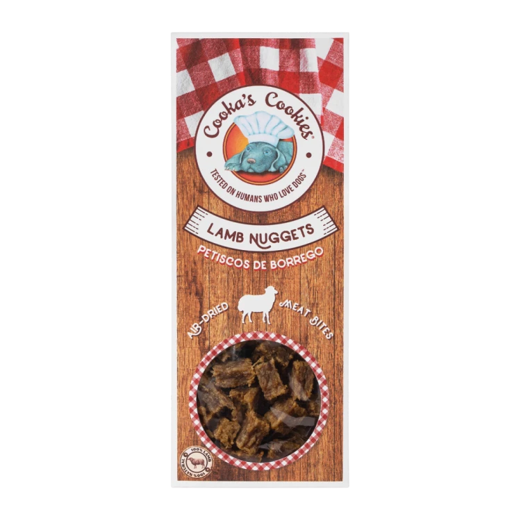 Cooka’s Cookies LAMB NUGGETS Nuggetsy z jagnięciny 60g Przysmak dla psa