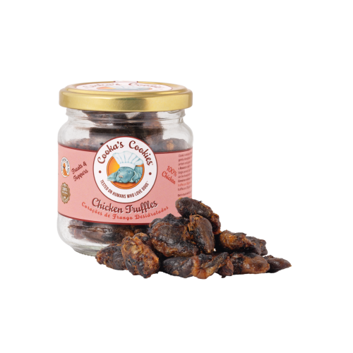 Cooka’s Cookies CHICKEN TRUFFLES Suszone serca z kurczaka 70g Przysmak dla psa