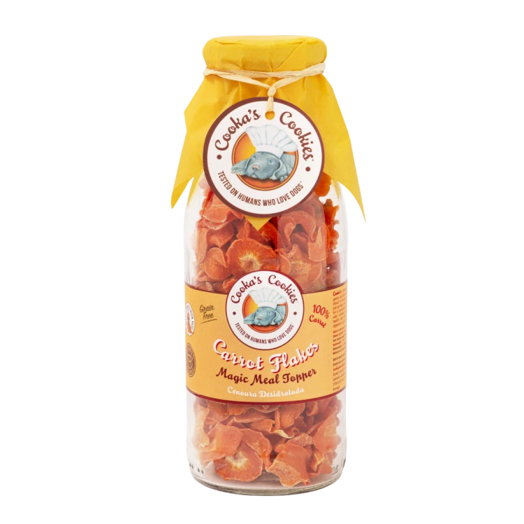 Cooka’s Cookies CARROT FLAKES Płatki z marchewki 140g dla psa