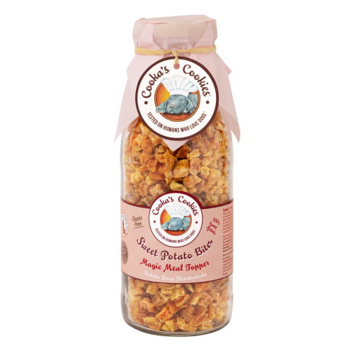 Cooka’s Cookies SWEET POTATO BITES Kąski ze słodkiego ziemniaka 250g dla psa
