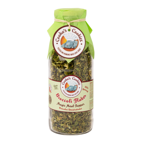Cooka’s Cookies BROCCOLI FLAKES Płatki z suszonego brokuła 180g dla psa