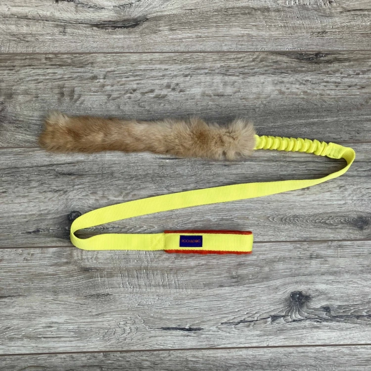 Szarpak Rock &amp; Dog LONG CLASSIC STRONG KRÓLIK żółty