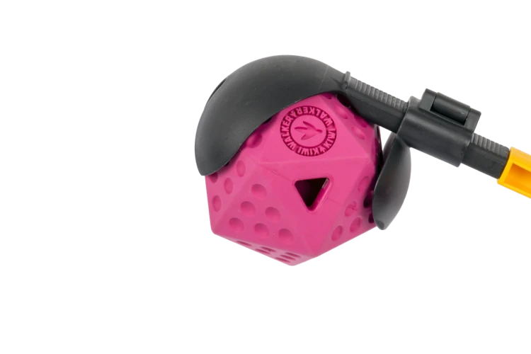 KIWI WALKER Regulowana wyrzutnia do piłek pomarańczowa