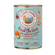 ZESTAW! Cooka’s Cookies REAL TURKEY Karma mokra dla psów z indykiem 400g + Miska slow food spowalniająca jedzenie SMALL SLODOG® turkusowa