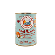 ZESTAW! Cooka’s Cookies REAL TURKEY Karma mokra dla psów z indykiem 400g + Miska slow food spowalniająca jedzenie SMALL SLODOG® turkusowa