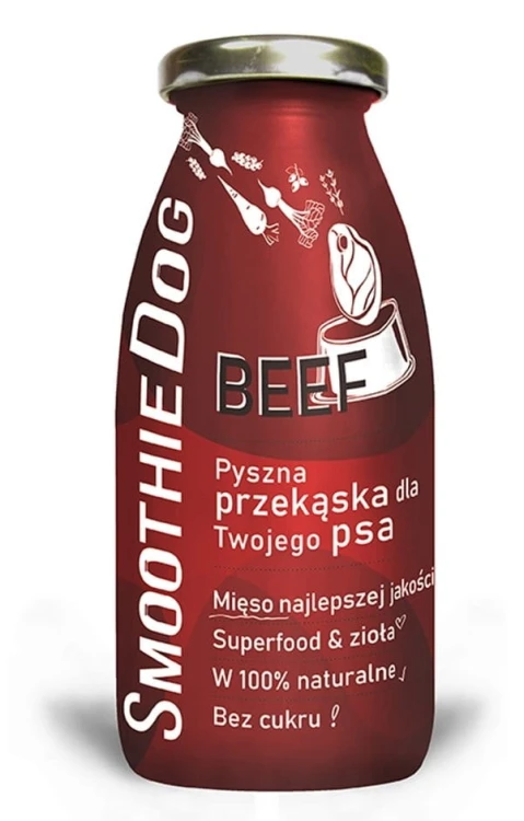 SmoothieDog WOŁOWINA 250ml Przysmak płynny dla psa