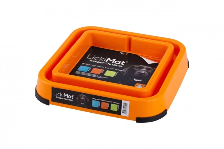 LickiMat® Outdoor Keeper™ pomarańczowy