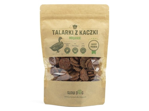 SLOW DOG Talarki z piersi kaczki 250g Przysmak dla psa