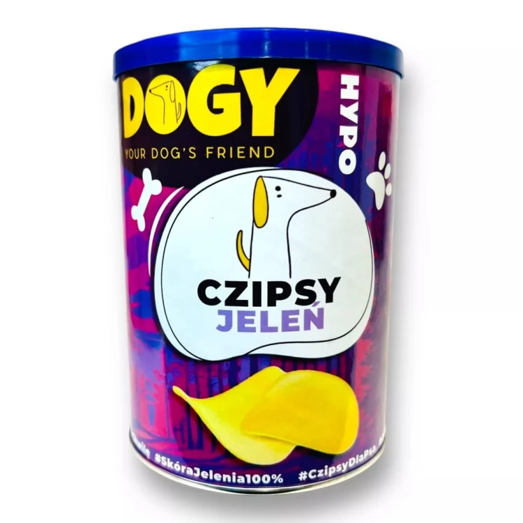 DOGY Czipsy z jelenia 75g