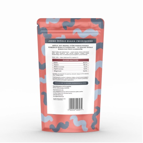 PERRO DAJ DWA Królik Trenerki 85g Przysmaki dla psa