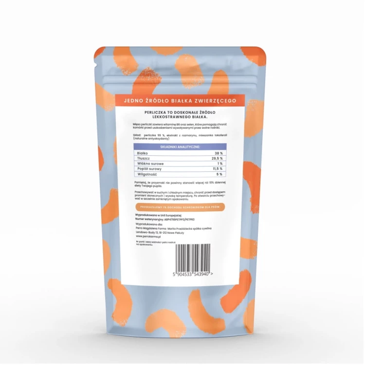 PERRO OCH ACH Perliczka Przysmaki liofilizowane 40g Przysmaki dla psa