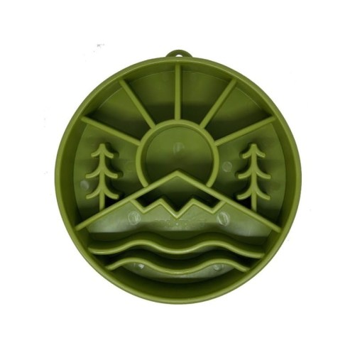 Soda Pup Miska spowalniająca Great Outdoors zielona dla psa i kota