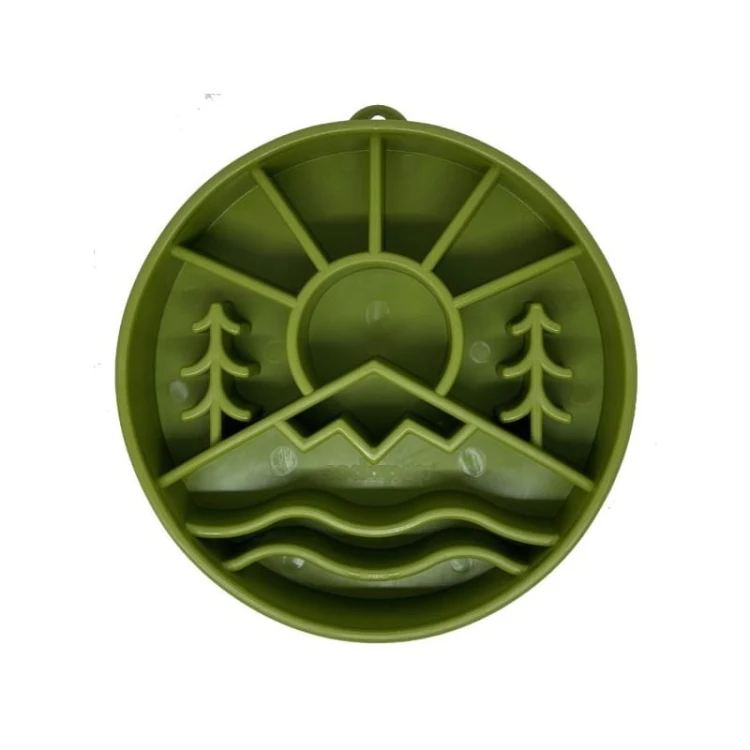 Soda Pup Miska spowalniająca Great Outdoors zielona dla psa i kota