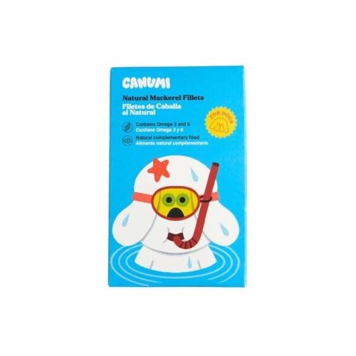 CANUMI Filety z dzikiej makreli atlantyckiej 120g Przysmaki dla psa