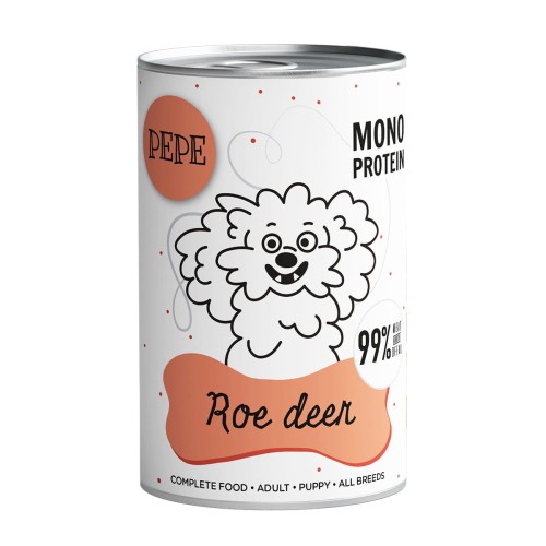 Paka Zwierzaka Karma mokra PEPE ROE DEER Sarna 400g