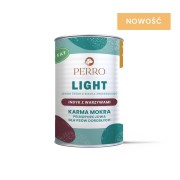 PERRO Karma mokra Light Indyk z warzywami – karma mokra monobiałkowa formuła dla psów dorosłych 400g