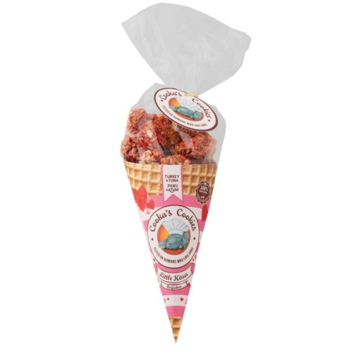Cooka’s Cookies LITTLE TURKEY &amp; TUNA KISSES Przysmaki dla psa z indyka i tuńczyka 50g
