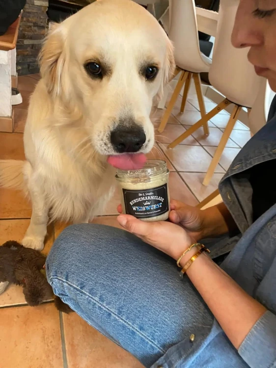 Stevi &amp; Schnück‘s Hundemarmelade Weisswurst DŻEM DOBRY BIAŁA KIEŁBASA 275g