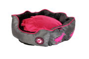 Kiwi Walker OVAL PET BED różowo-szary rozmiar L